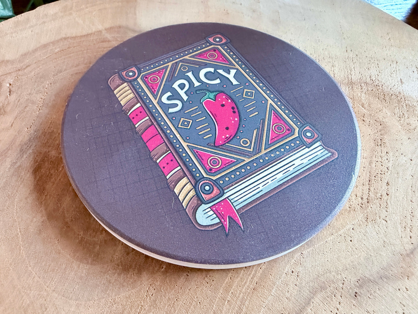 Spicy Book Coaster