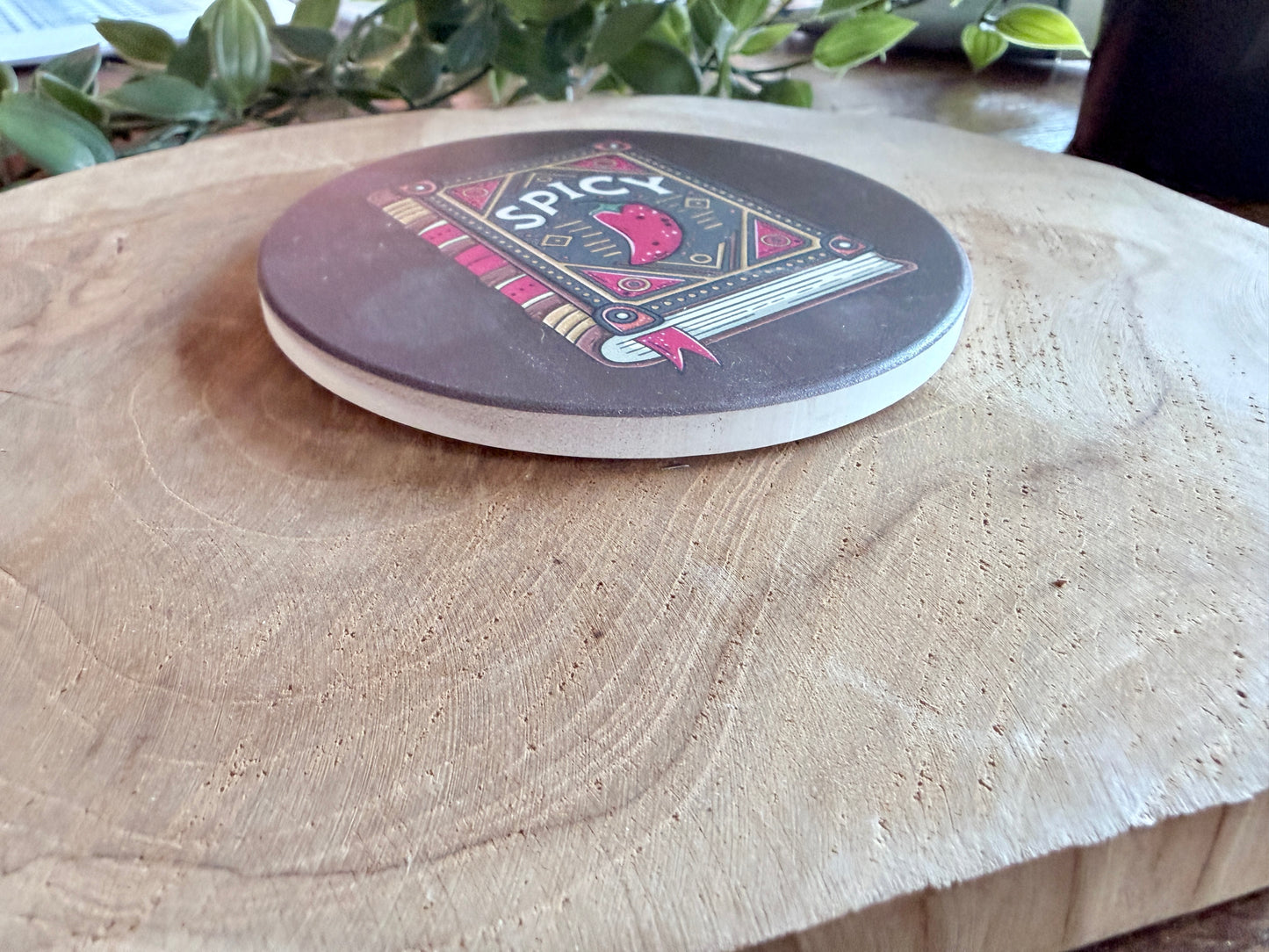 Spicy Book Coaster