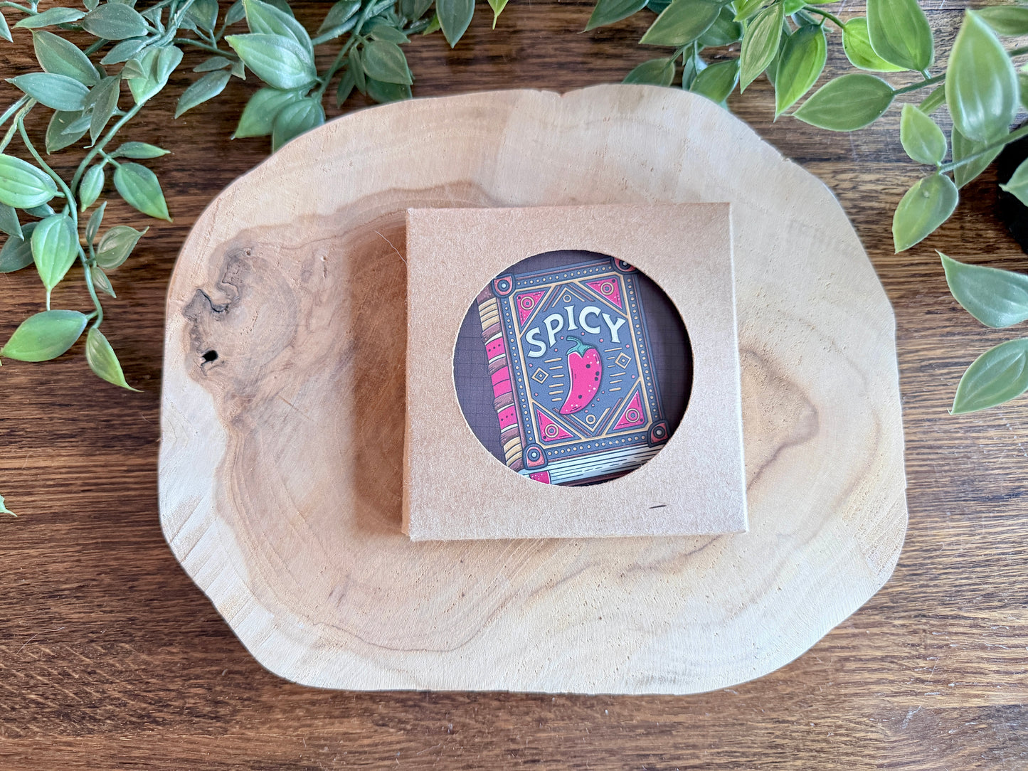 Spicy Book Coaster