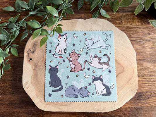 Tissu de nettoyage Fairy Cats