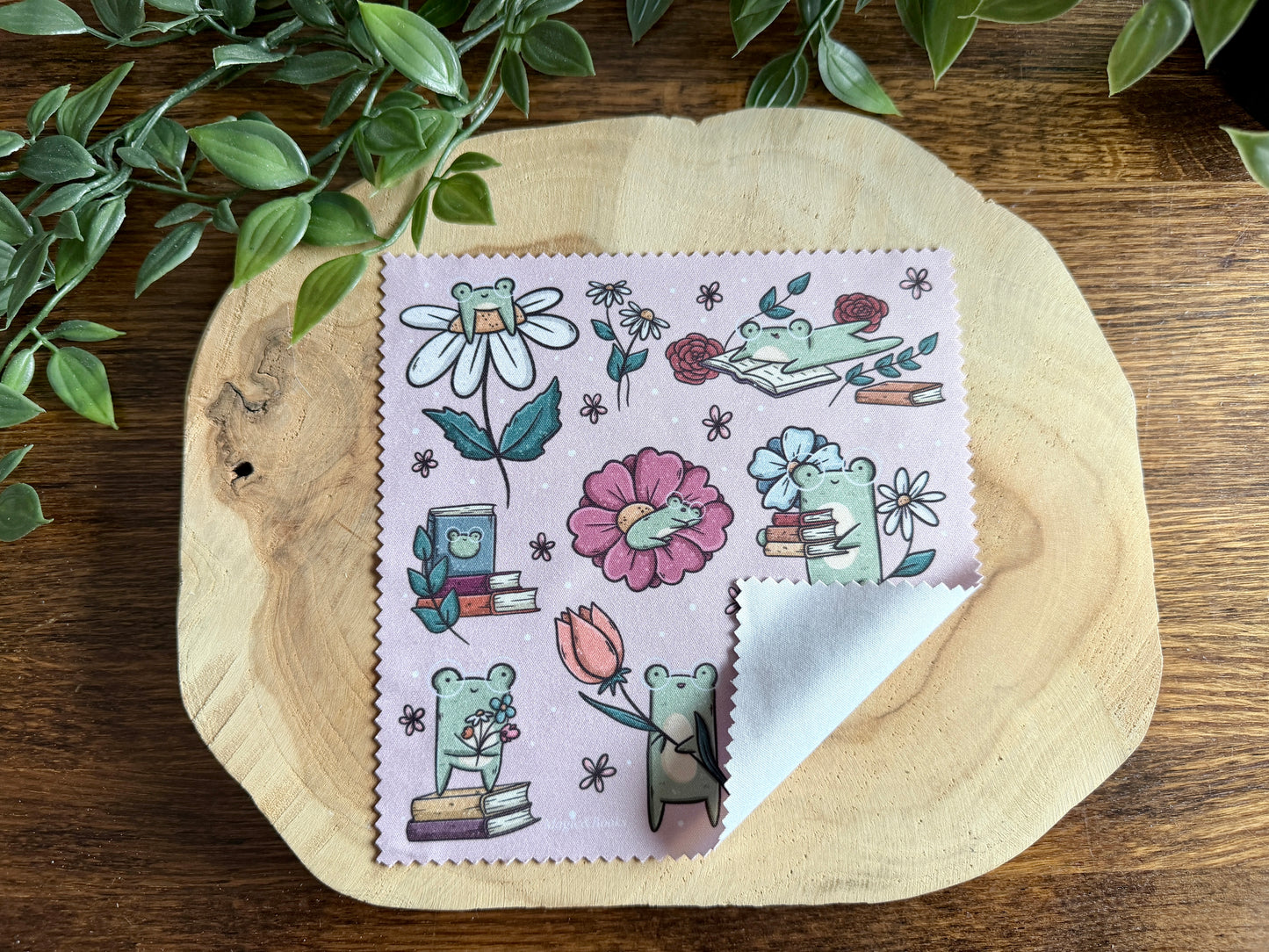 Tissu de nettoyage Froggie's Flowers