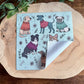 Dogs in Sweaters Reinigungstücher
