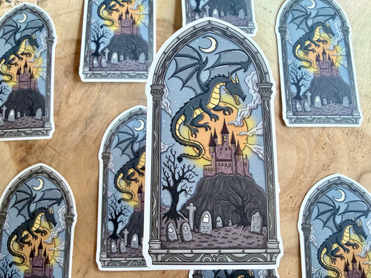 Fantasy Window Die Cut Sticker