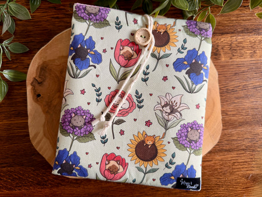 Flower Kitties E-Reader Sleeve (Eigen Ontwerp)