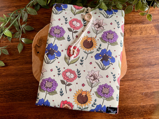 Flower Kitties Booksleeve (Eigen Ontwerp)