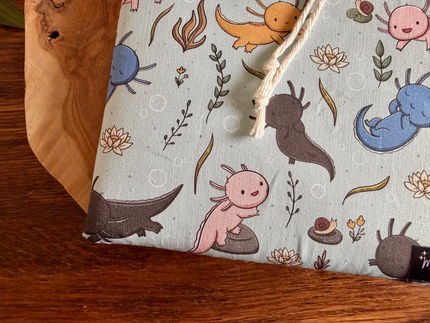 Housse de lecteur E-Reader Axolotls (design personnel)