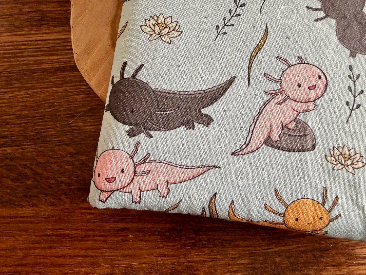 Axolotls Buchhülle (Eigenes Design)