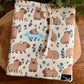 Housse de lecteur E-Reader Capybara and Tiny Duck (design personnel)