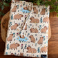 Capybara and Tiny Duck Buchhülle (Eigenes Design)