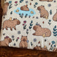 XL Capybara and Tiny Duck Booksleeve (Eigen Ontwerp)