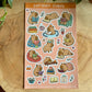 Aufkleberbogen Capybara Stories