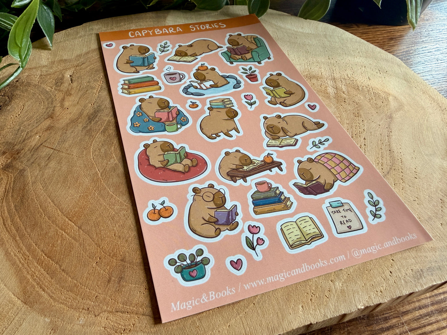 Aufkleberbogen Capybara Stories