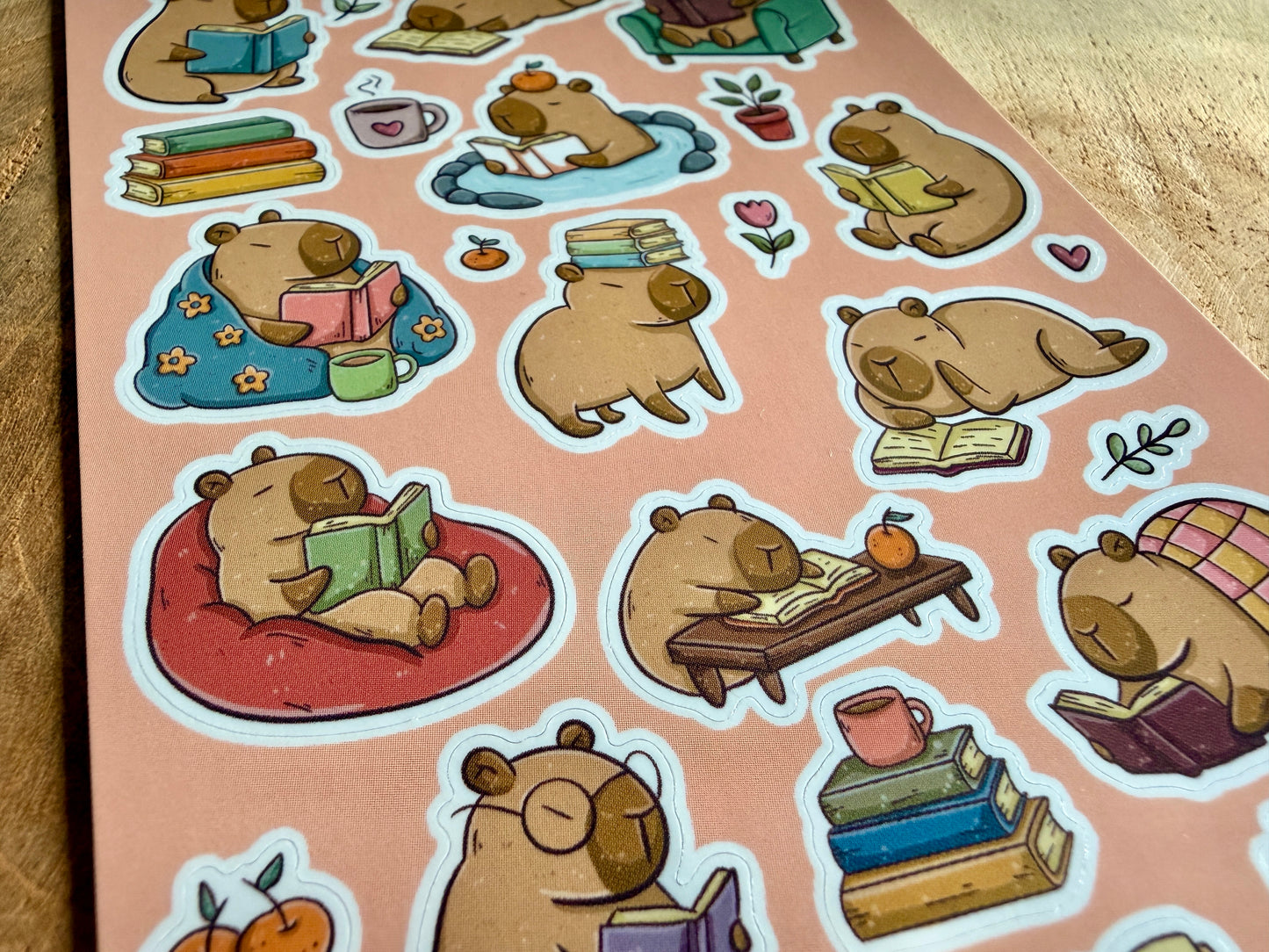 Aufkleberbogen Capybara Stories