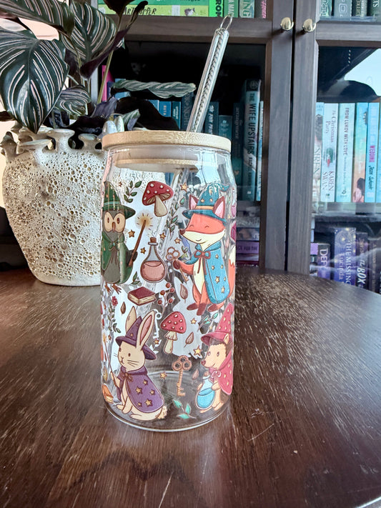 Magical Animals Glass Tumbler