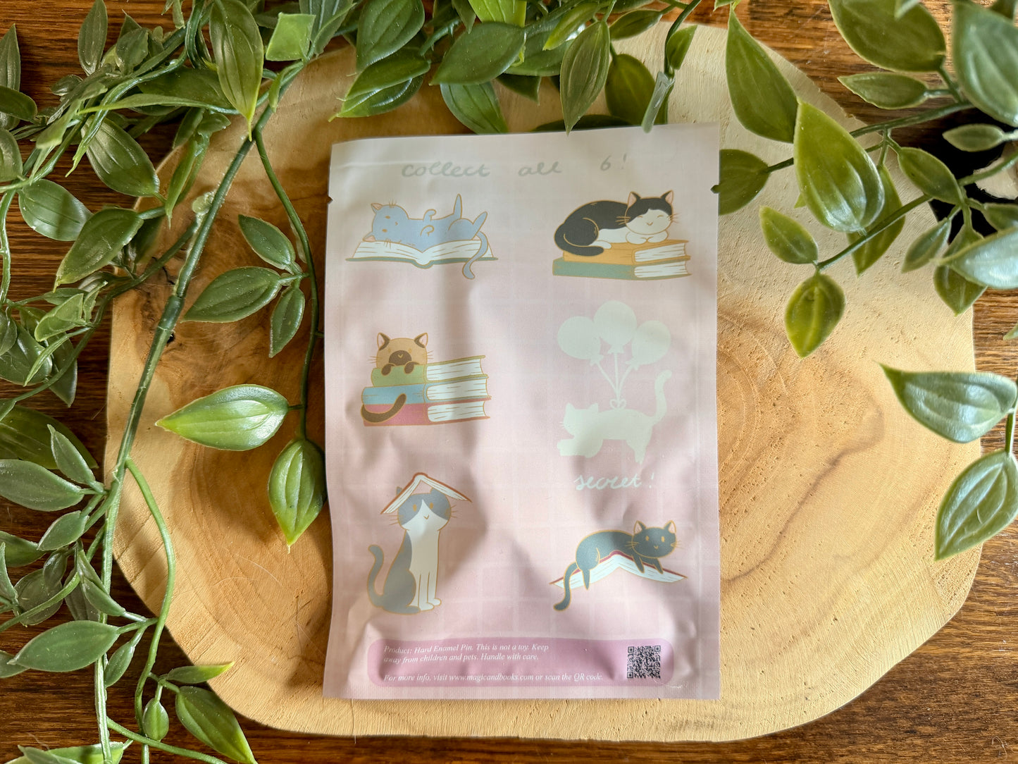 Book Kitties Enamel Pin Blind Bag