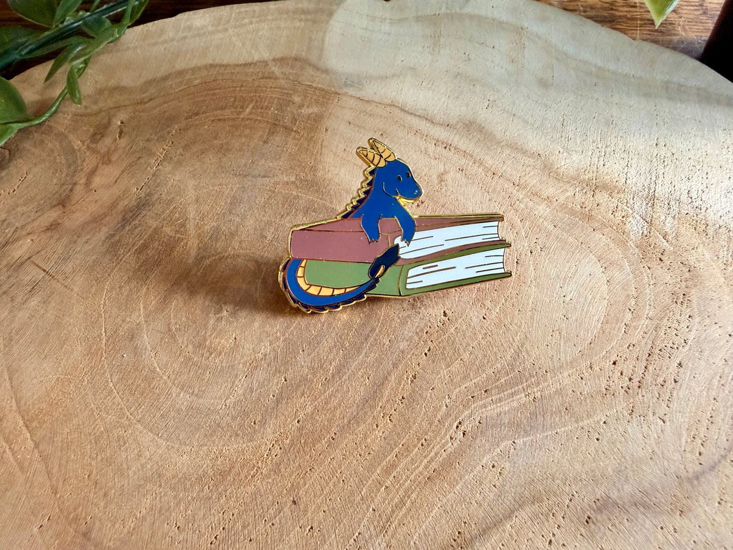 Book Dragons Enamel Pin Blind Bag