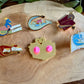 Book Dragons Enamel Pin Blind Bag