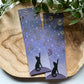 Lesezeichen aus Goldfolie Reaching for the Stars