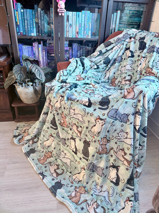Fairy Cats Blanket (Large)