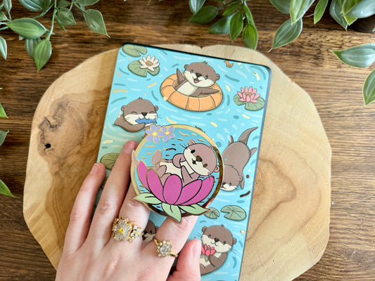 Happy Otters Metall-Magnetgriff