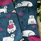 Chaussettes de ours polaires de lecture