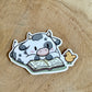 Relaxing Cow Stanzaufkleber