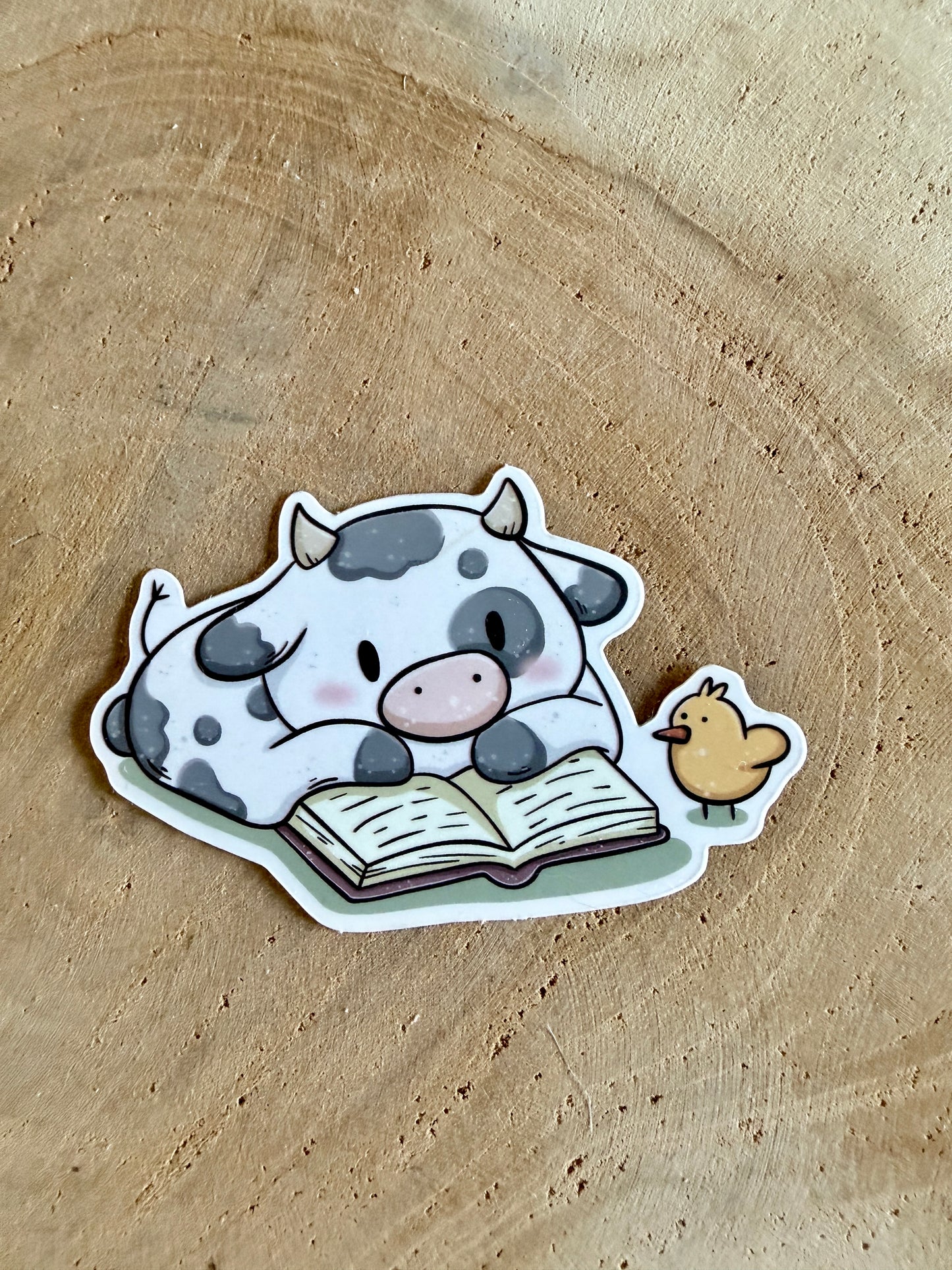 Relaxing Cow Stanzaufkleber