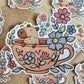 Tea Cup Capybara Stanzaufkleber
