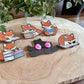 Book Foxes Enamel Pin Blind Bag