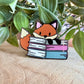 Book Foxes Enamel Pin Blind Bag