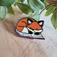 Book Foxes Enamel Pin Blind Bag