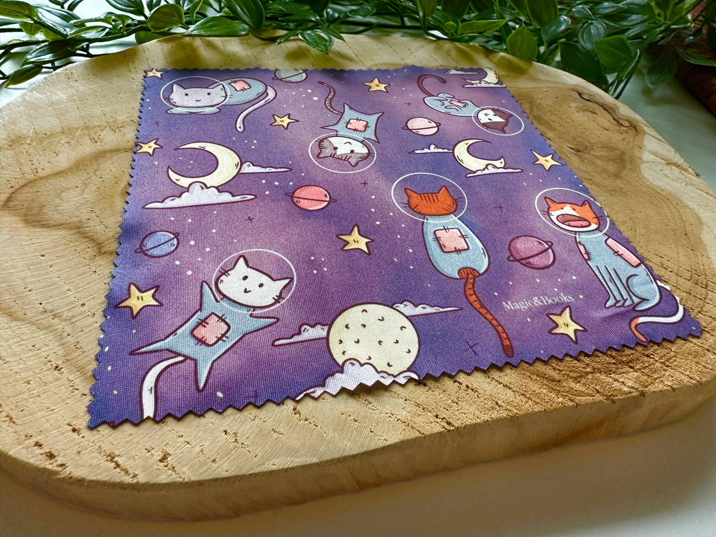 Cats in Space Cleaning Cloth