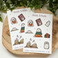 Ghosts & Books Sticker Sheet