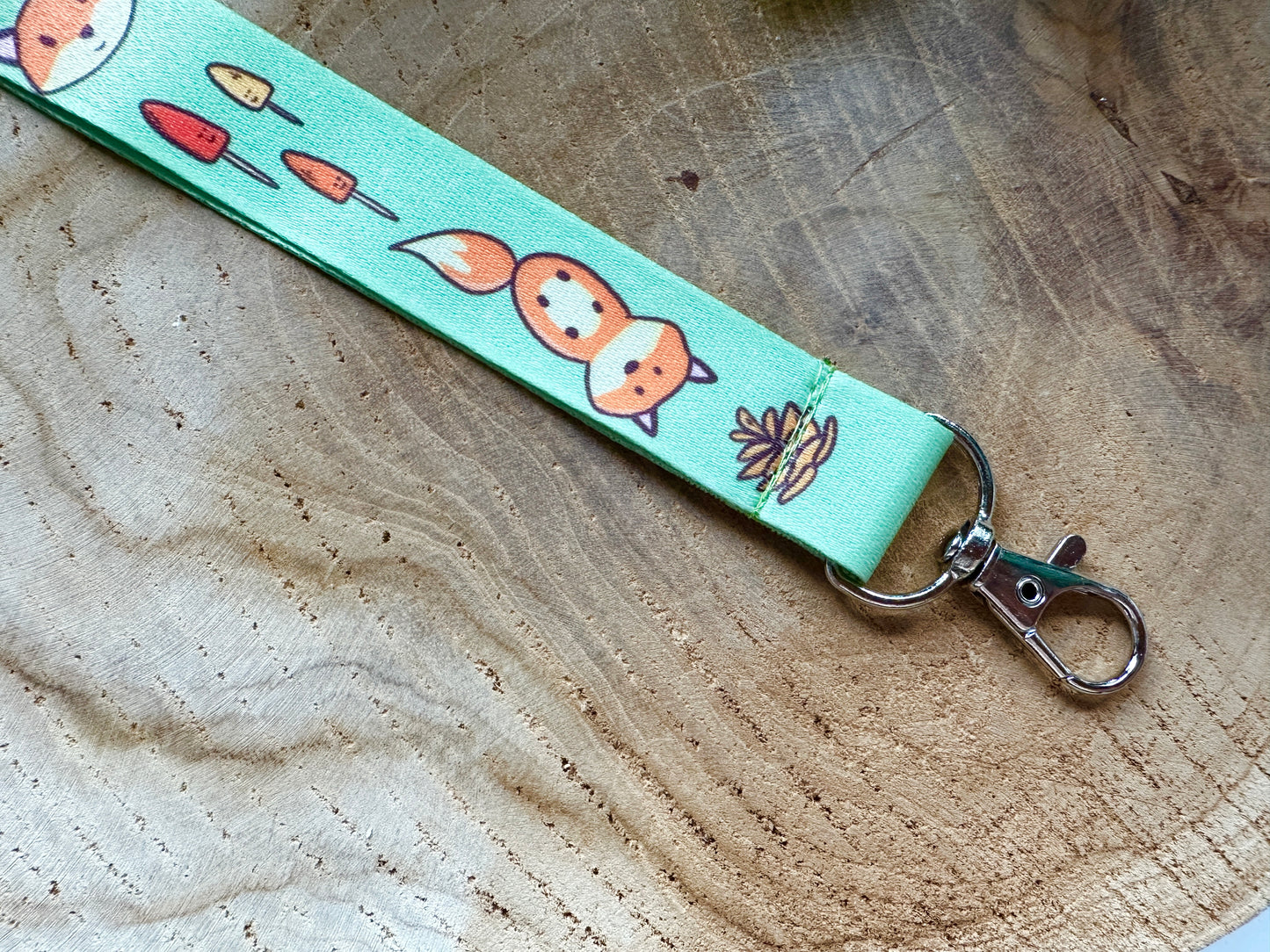 Foxes in the Woods Lanyard