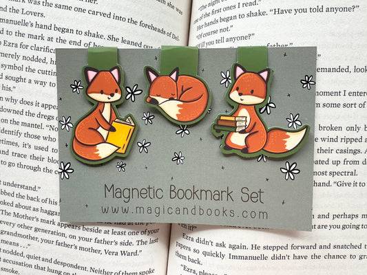 Reading Foxes Magnetische Boekenleggers Set