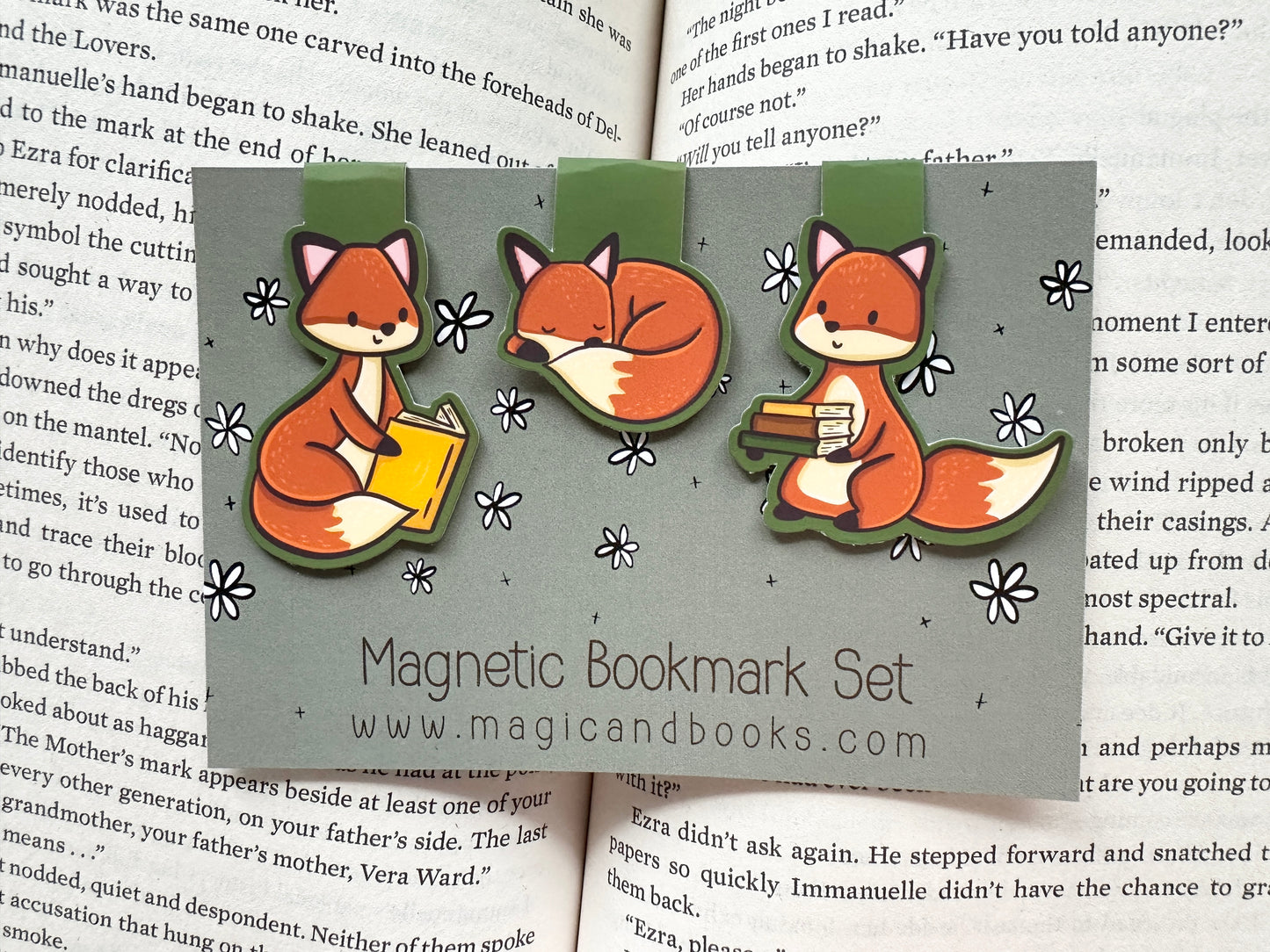 Reading Foxes Magnetische Boekenleggers Set