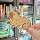 Capybara and Tiny Duck Die Cut Sticker