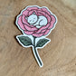 Flower Cat Die Cut Sticker