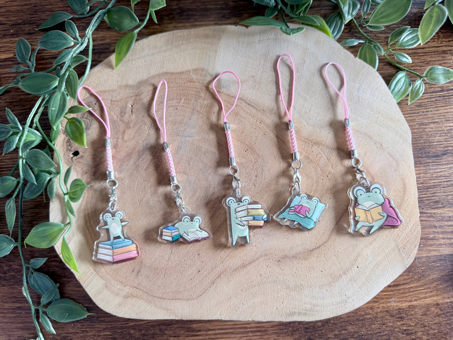 Book Frogs Mystery Phone Charm Blind Bag