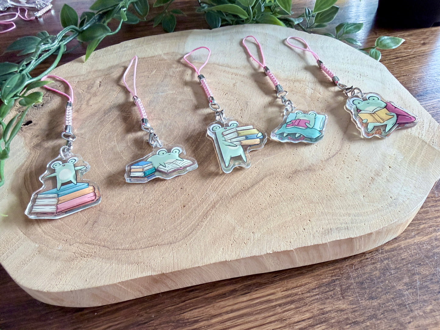 Book Frogs Mystery Phone Charm Blind Bag