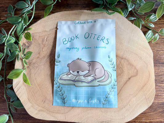Book Otters Mystery Phone Charm Blind Bag