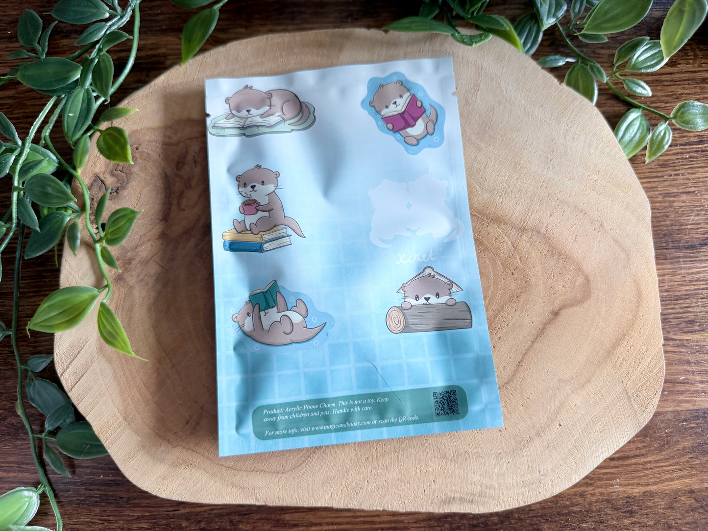 Book Otters Mystery Phone Charm Blind Bag