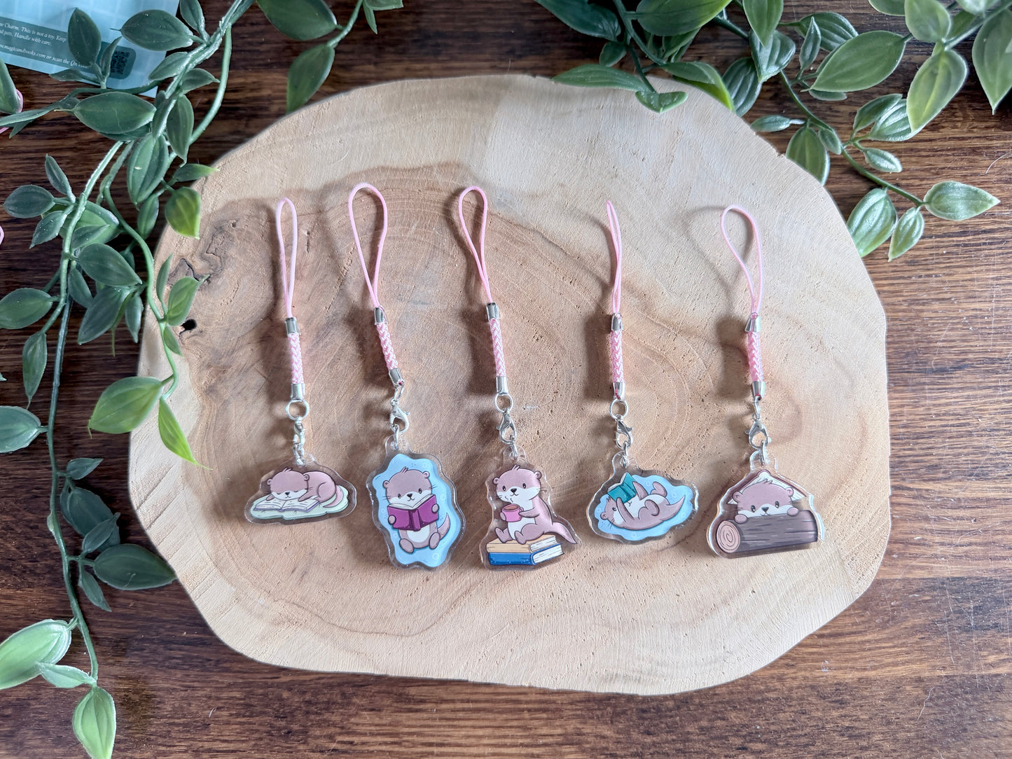Book Otters Mystery Phone Charm Blind Bag