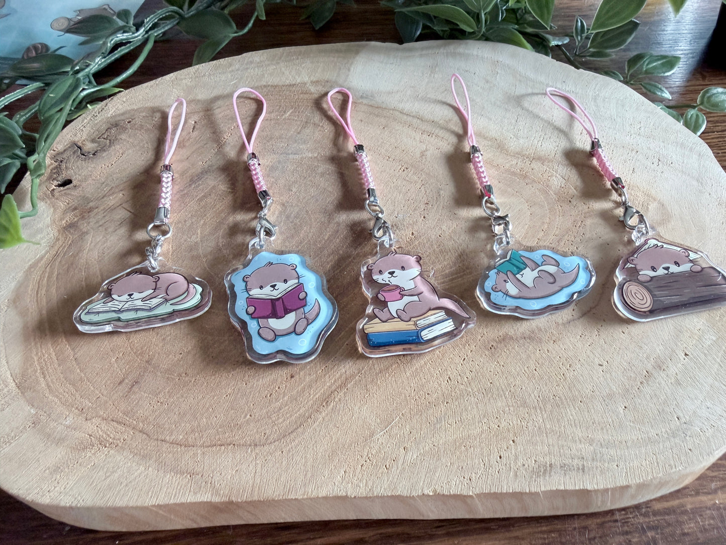 Book Otters Mystery Phone Charm Blind Bag