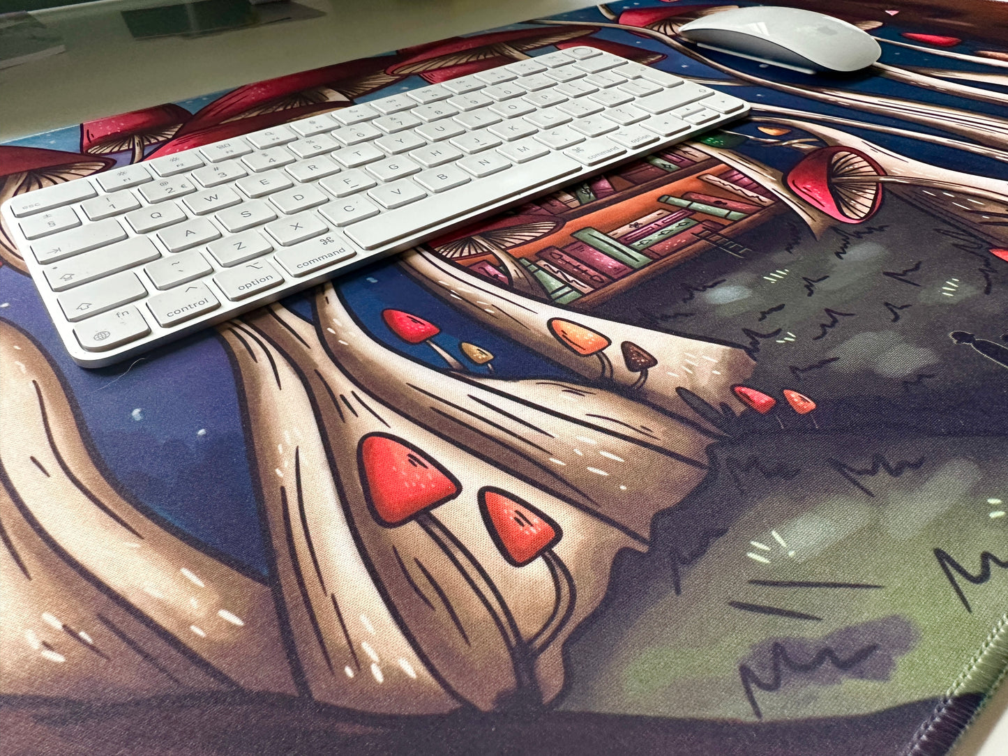"Where the banned books go" Desk Mat / Gaming Mousepad