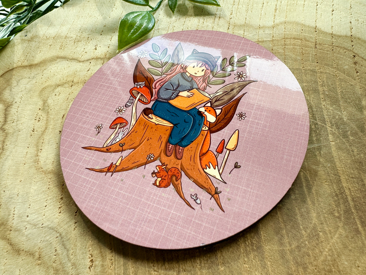 Forest Reading Coaster