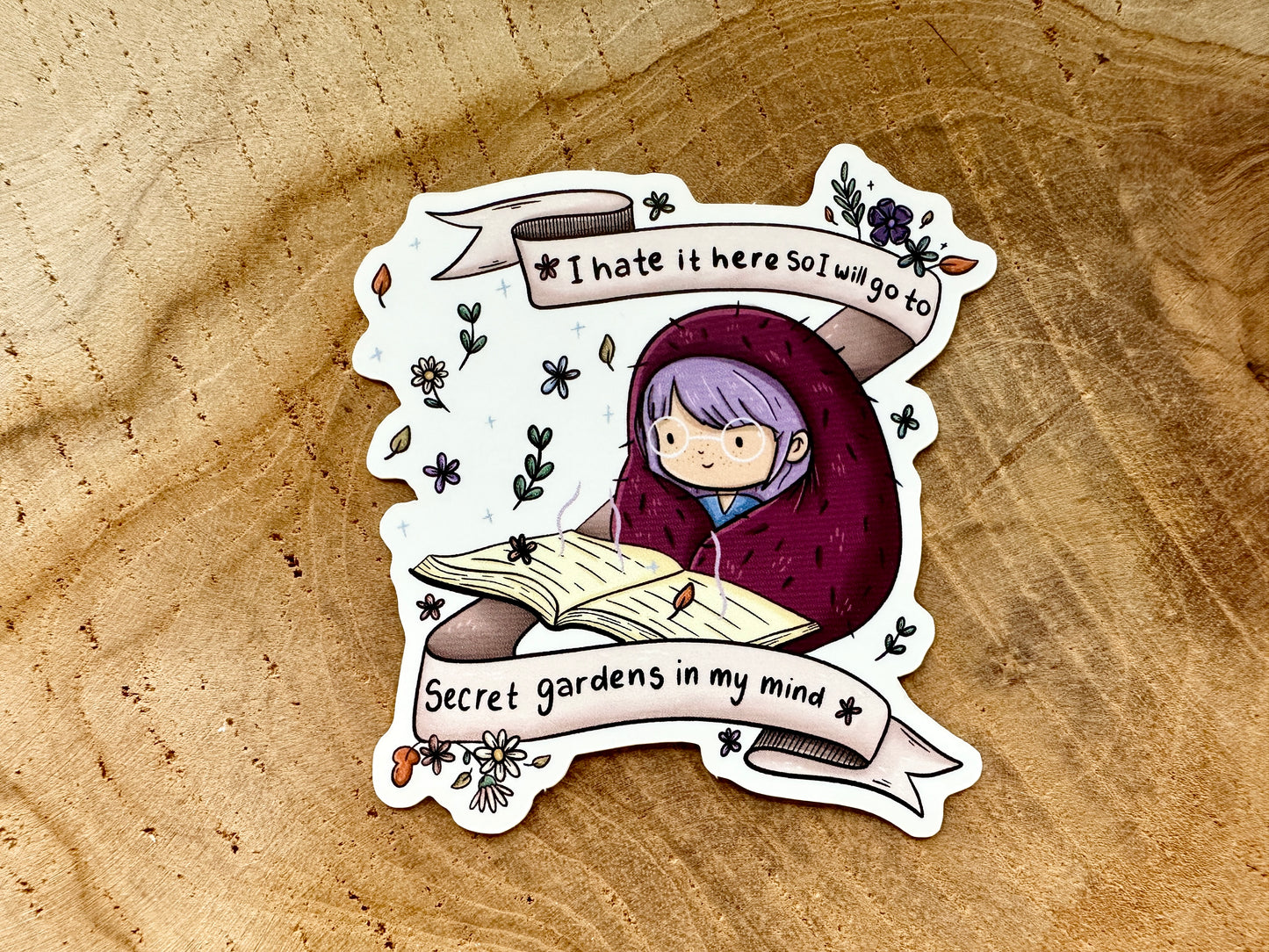 I Hate It Here Die Cut Sticker (Taylor Swift / The Tortured Poets Department Inspired)