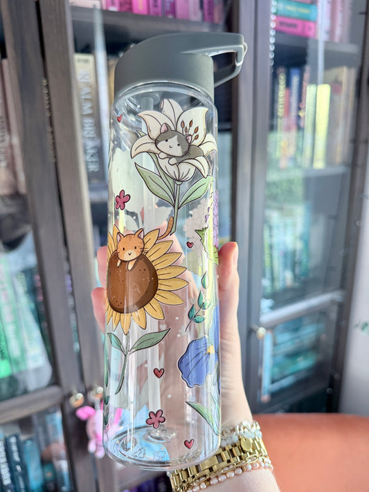 Flower Kitties Wasserflasche