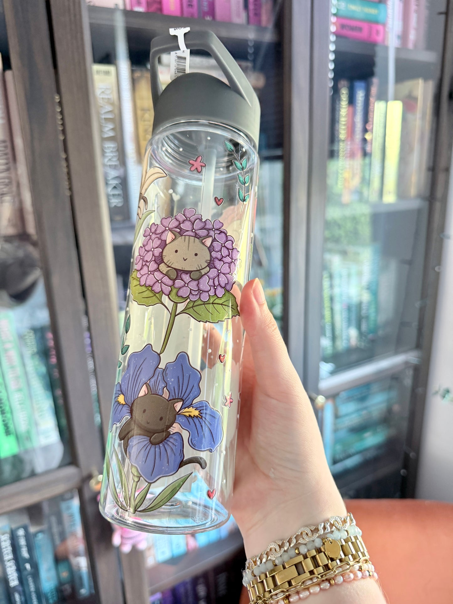 Flower Kitties Wasserflasche