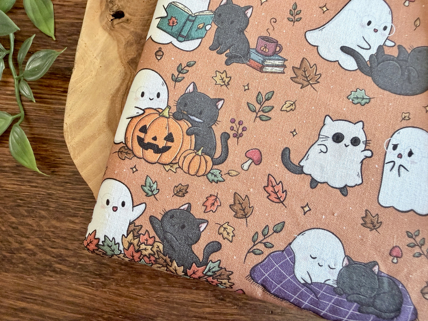 Housse de lecteur E-Reader Ghost & Cat (design personnel)